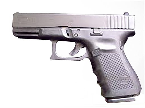 Picture of GLOCK 45 G45 GEN 5 HGA 9MM 4.0 IN BBL 5LB 3 17RD MAGS CERAKOTE GRAY BATTLEWORN FRAME/SLIDE PA455S203GBW
