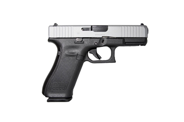 Picture of GLOCK 45 G45 GEN 5 HGA 9MM 4.0 IN BBL BLACK 5LB 3 17RD MAGS CERAKOTE SILVER TITANIUM SLIDE PA455S203TISL