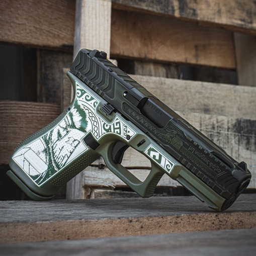 Picture of GLOCK 45 G45 GEN 5 RMR CUT HGA 9MM 4.0 IN BBL FS 5LB BFG 3 17RD MAG SPARTAN LASER AND SLIDE CUTS 300-071-0210-9