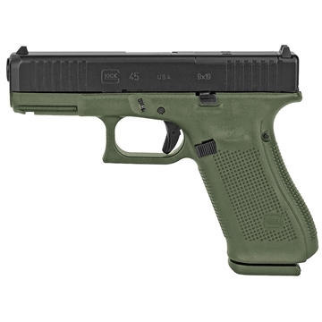 Picture of GLOCK 45 G45 MOS GEN 5 BFG HGA 9MM 4.0 IN BBL FS BLACK 5LB 3 17RD MAGS TRIG FRNT SERRATIONS BFG FRM PA455S203MOSBFG