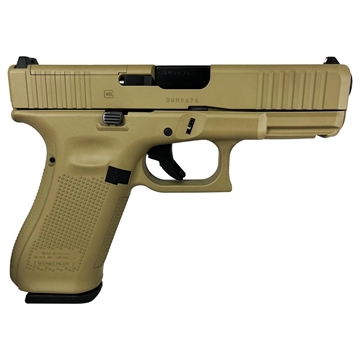 Picture of Glock 45 Gen 5 MOS Compact Crossover Custom "FDE" Handgun 9mm Luger 17/rd Magazines (3) 4.02" Barrel Austria PA455S203MOS MODFDE