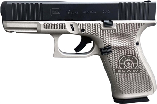 Picture of GLOCK 45 MOS SOWW 9MM 17-SHOT TITANIUM CERAKOTE FRAME TALO UA4556203MOSSO4