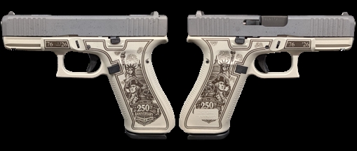 Picture of GLOCK 45 V 250TH ANNIVERSARY 9MM PISTOL 4" BLACK FXD 3-17RD MAGS PV45-250TH