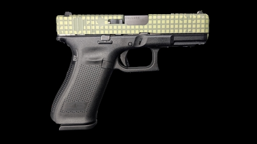 Picture of GLOCK 45 V DNC 9MM PISTOL 4" BLACK-BLK/GRN SLIDE FXD 3-17RD MAGS PV45-DNC