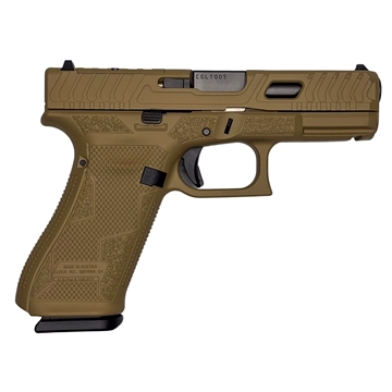 Picture of SHARK COAST CUSTOMS 45V BANSHEE QUAD PORT 9MM 4.02 IN BARREL FDE PV4550201BANFDEP CAMFOUR EXCLUSIVE PV450201BANFDEP