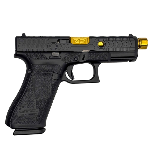 Picture of SHARK COAST CUSTOMS 45V C4 KAVORKA 9MM GOLD THREADED BARREL 17RD OR PV4550203KVBLK CAMFOUR EXCLUSIVE PV4550203KVBLK