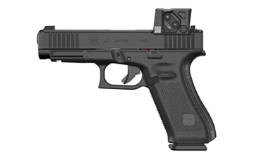Picture of GLOCK 47 MOS8 9MM GEN5 FS 10RD AIMPOINT COA BLACK PA475SB01MOS8A3