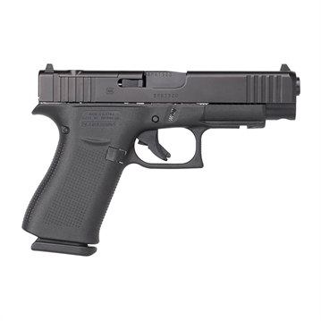 Picture of GLOCK 48, M.O.S, Semi-automatic, Striker Fired, Compact, 9MM, 4.17, Black, 10 Rounds, Rebuilt, Fixed Sights, Polymer, Matte UR48509FRMOS