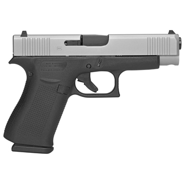 Picture of Glock 48 Compact Handgun 9mm Luger 10/rd Magazines (2) 4.17" Barrel Black Austria REFURBISHED PR48509SL