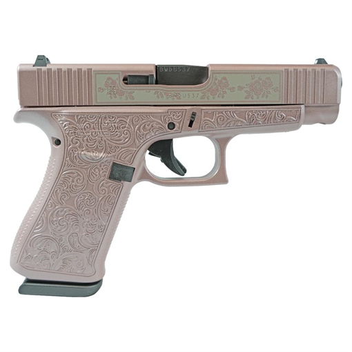 Picture of Glock 48 Custom "Glock n Roses" Handgun 9mm Luger 10/rd Magazines (2) 4.17" Barrel Austria PA4850201 MODGR