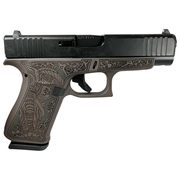 Picture of Glock 48 Custom "Vortex Bronze Elephant Engraved" Handgun 9mm Luger 10/rd Magazines (2) 4.17" Barrel Austria PA4850201 MODELEVTB