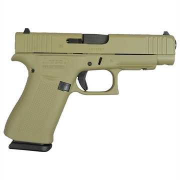 Picture of Glock 48 Gen 5 Custom "FDE" w/ Front Rail Handgun 9mm Luger 10/rd Magazines (2) 4.17" Barrel USA UA4850201FR MODFDE