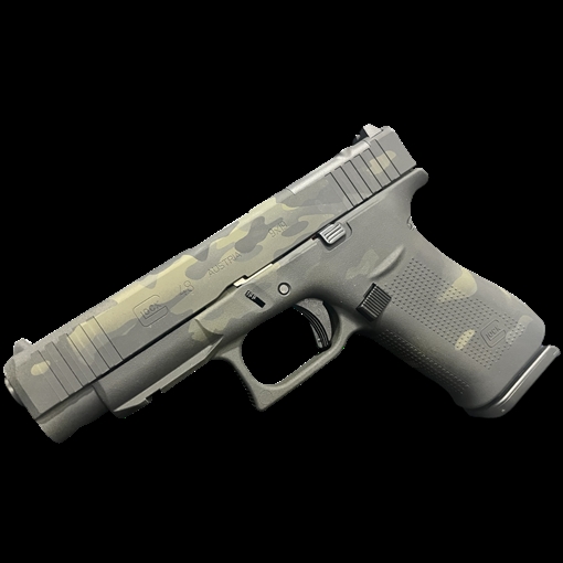 Picture of GLOCK 48 MOS BLACK MULTICAM 9MM PISTOL 4.01 FXD 5.5lb w/front rails 2-10RD  MAGS    PA48MOS-BMC