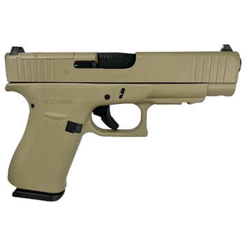 Picture of Glock 48 MOS Custom "FDE" Handgun 9mm Luger 10/rd Magazines (2) 4.17" Barrel Austria PA4850201FRMOS MODFDE