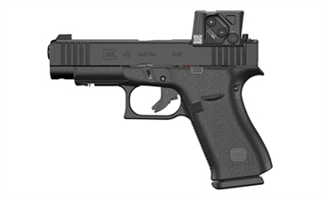 Picture of GLOCK 48 MOS8 9MM FS 10RD AIMPOINT COA BLACK FRONT RAILS A4 PA4850B01FRMOS8