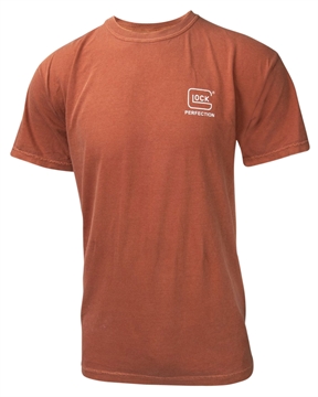 Picture of Glock Carry With Confidence Rust Orange Cotton Short Sleeve Small AA75112