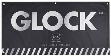 Picture of Glock Fabric Banner Black 4' x 2' AD02044
