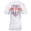 Picture of GLOCK CARRY WITH CONFIDENCE T SHIRT RED WHITE AND BLUE 2X LARGE AA75110