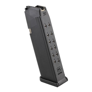 Picture of Glock Factory Handgun Magazine Black for Glock Model 31 .357 Sig 10/rd Bulk 1649