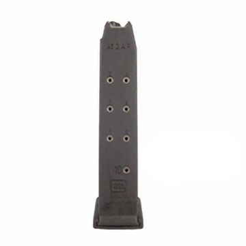 Picture of Glock Factory Handgun Magazine Black for Glock Model 37 .45 GAP 10/rd Bulk 3610