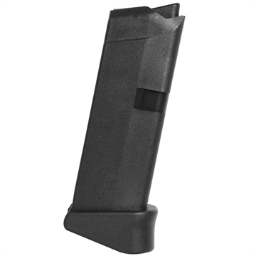 Picture of Glock Factory Handgun Magazine Black for Glock Model 43 with Extension 9mm Luger 6/rd Bulk 33740