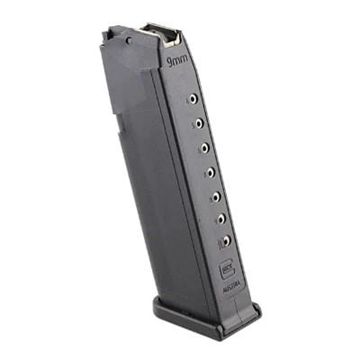 Picture of Glock Factory Handgun Magazine for Glock Model 19 9mm Luger 10/rd Black Bulk 2232