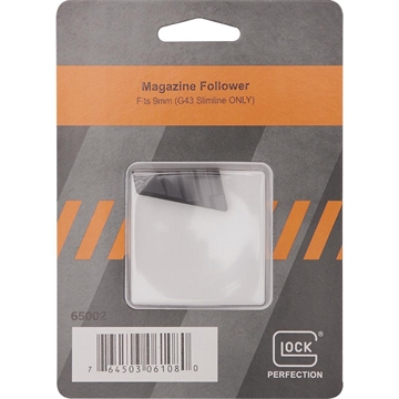 Picture of Glock Factory Magazine Follower .9mm Luger G43 Slimline ONLY Black Pkg 65002