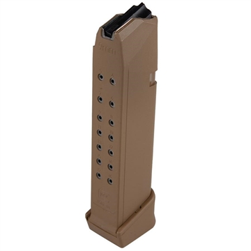 Picture of Glock Factory Magazine G17 G17L G19 G19X G26 G34 9mm Luger - Coyote 19/rd Bulk 33834