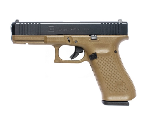 Picture of GLOCK G17 G5 9MM 10+1 4.49" FS FDE 3-10RD MAGS | FRONT SERRATIONSPA175S201DE