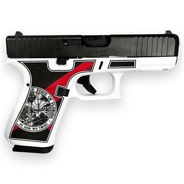 Picture of Glock G19 Gen 5 Custom "Florida White" Handgun 9mm Luger 15rd Magazines (3) 4.02" Barrel Austria PA195S203 MODFLFL