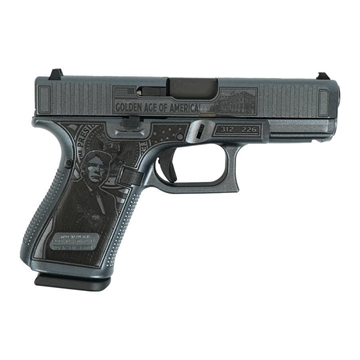 Picture of Glock G19 Gen 5 Custom "Trump 47th" Handgun 9mm Luger 15rd Magazines (3) 4.02" Barrel Austria PA195S203 MODTDM