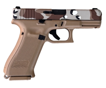 Picture of GLOCK G19X GEN 5 CHOCOLATE CHIP SLIDE 9MM PISTOL 4.02" 1-17RD 2-19RD MAGAZINES    PX1950703-CHOC