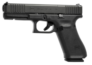 Picture of Glock G22 Gen5 MOS 40 S&W 4.49" Glock Marksman Barrel 15+1, Black Frame & MOS nDLC Slide, Modular Backstrap, Ambidextrous Slide Stop, Safe Action Trigger, Optics Ready PA225S203MOS