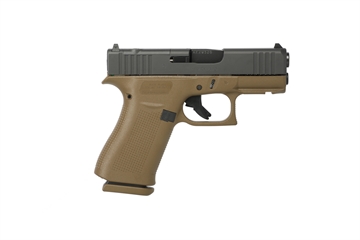 Picture of GLOCK G43X 9MM FDE 3.39" MOS RAIL FRONT RAILUX4350201FRMOSDE