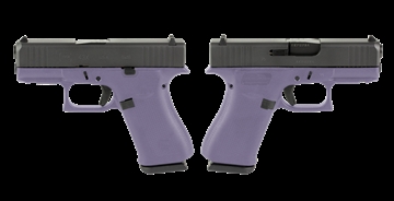 Picture of GLOCK G43X 9MM PISTOL 3.41" PURPLE ORCHID NIGHT SIGHTS 2-10RD MAGS    UX4350701FR-ORC