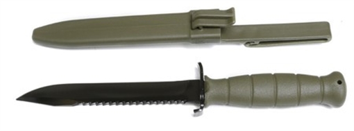 Picture of GLOCK KNIFE BATTLE FIELD GREEN FIELD KNIFE WITH SAW BULK KF39181
