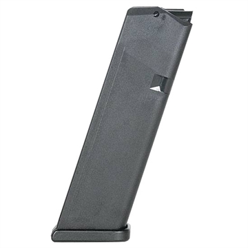 Picture of GLOCK OEM Magazine, 9MM, 10 Rounds, For GLOCK 19, Cardboard Style Packaging, Polymer, Black MF10019