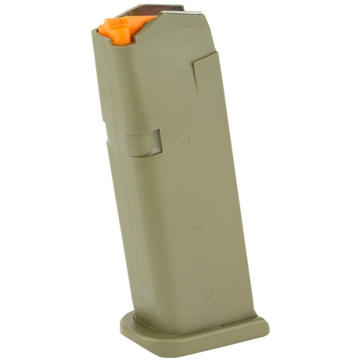 Picture of GLOCK MAGAZINE 9MM 15RD G19 OLIVE DRAB ORANGE FOLLOWER BULK 47355
