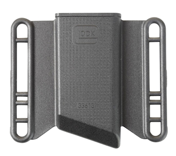 Picture of Glock Mag Pouch OWB Black Polymer, Belt Slide Mount Up To 2.25" Wide, Fits Glock 43 Magazines Only MP033613