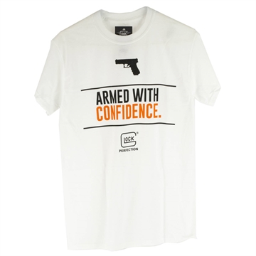 Picture of GLOCK OEM ARMED W/ CONFIDENCE WHT M 764503021336