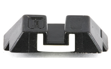 Picture of GLOCK OEM Sight, 6.5mm, For Glock 17, 19,22,23,24,26,27,31,32,33,34,35,37,38,39, White, Fixed, Rear, Steel, Not G42/G43 SP04197