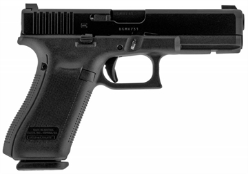 Picture of Glock PA1750703 G17 Gen5 9mm Luger 4.49" 17+1 GNS Black nDLC Black Interchangeable Backstrap Grip 764503023170