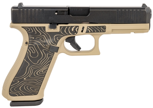 Picture of Glock G17 Gen5 Full Size Frame 9mm Luger 17+1 4.49" Black GMB Barrel Serrated Steel Slide Polymer Frame w/Picatinny Rail Ambidextrous PA175S204EXPCT