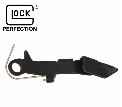 Picture of GLOCK PARTS SLIDE STOP LEVER AND SPRING EXTENDED FOR 2-PIN G17 G17L 1986 TO MID 2002 7489