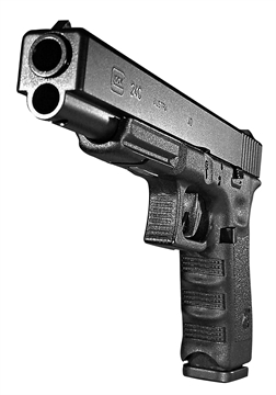 Picture of Glock G29 Gen4 Subcompact 10mm Auto 3.78" Barrel 10+1, Black Frame & Steel Slide, Finger Grooved Rough Texture Grip, Modular Backstrap, Reversible Mag. Catch, Safe Action Trigger PG2950201