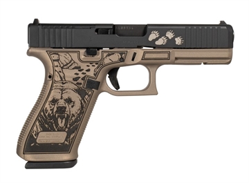 Picture of SHARK COAST CUSTOMS SCT BEAR 20V MOS 10MM 4.6IN BARREL 15RD UV2050203MOSBEAR CAMFOUR EXCLUSIVE UV2050203MOSBEAR