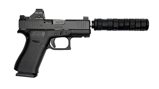 Picture of SHARK COAST CUSTOMS SCT SHARK PUPPY 43X MOS 9MM 3.4IN BARREL WITH JK CCX9 PX4350201FRMOSSPBLK CAMFOUR EXCLUSIVE PX4350201FRMOSSPBLK