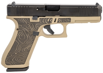 Picture of Glock G17 Gen5 Full Size Frame 9mm Luger 17+1 4.49" Black GMB Barrel Serrated Steel Slide Polymer Frame w/Picatinny Rail Ambidextrous UA175S204EXPCT