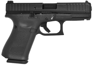 Picture of Glock G44 Gen5 Compact 22 LR 10+1 4.02" Black GMB Barrel, Matte Black Serrated Slide, Black Polymer Frame w/Picatinny Rail, Black Textured w/Interchangeable Backstrap Grip, Ambidextrous UA4450101