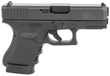 Picture of Glock G30 SF Gen3 Sub-Compact 45 ACP 10+1 3.78" Black Steel Barrel, Matte Black Serrated Slide, Black Polymer Frame w/Picatinny Rail, Black Textured Finger Grooved Polymer Grip, Right Hand UF3050201